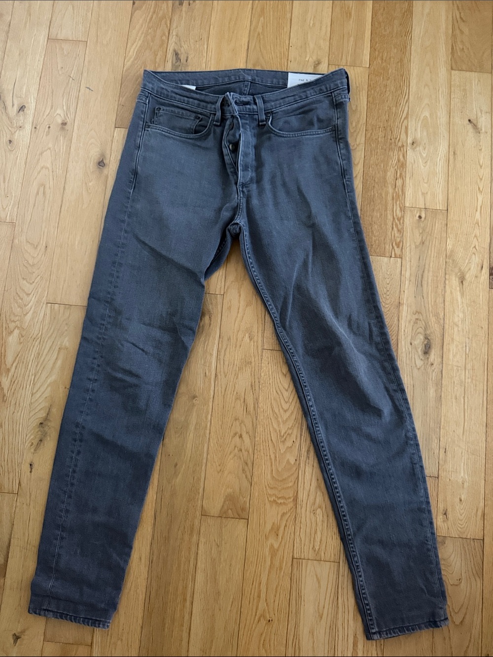 rag & bone Men's Dark Grey Skinny Jeans Fit 1 Size 33
